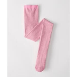 Hanna Andersson Ka Shimmer Tights Playhouse Pink Sparkle Size 110/120 (US 5-7)